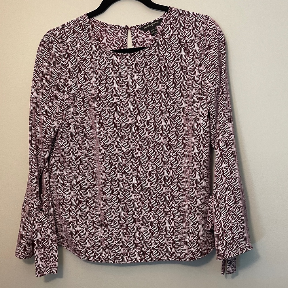 Banana Republic Printed Petite Blouse